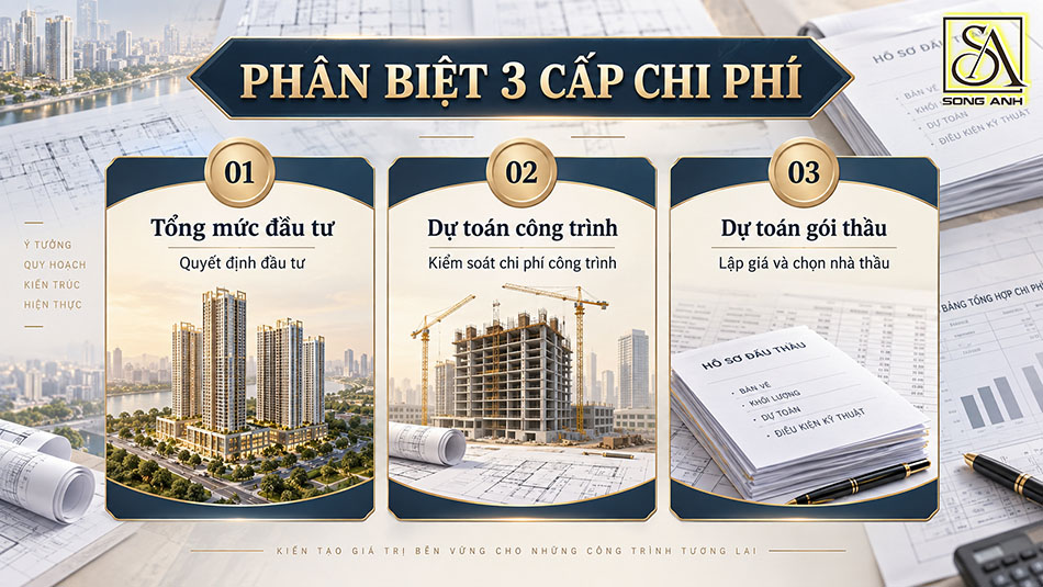 Phần ngầm và móng sâu ảnh hưởng đến dự toán công trình cấp 1
